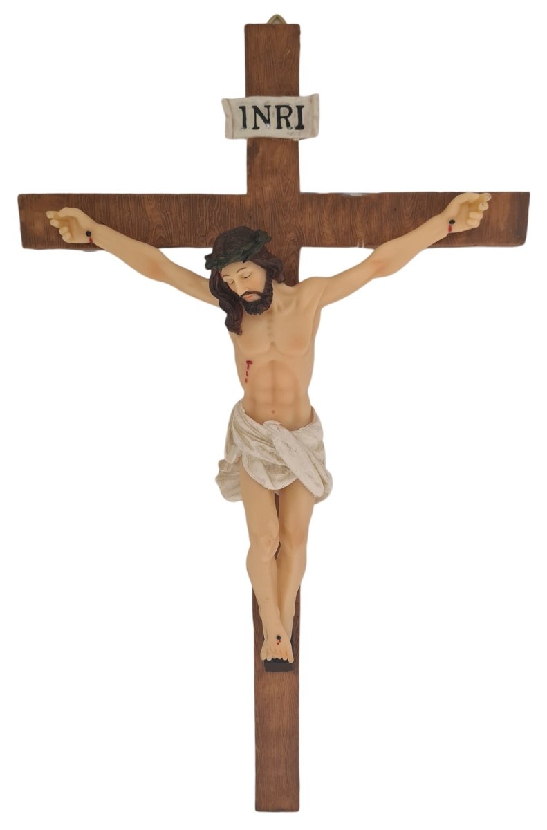 Hanging Crucifix - R10 (35cm) - JMJ Catholic Products#variant