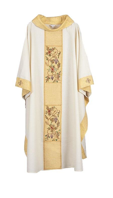 HB1 - Classic Hand Embroidered Chasuble - JMJ Catholic Products#variant