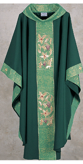 HB1 - Classic Hand Embroidered Chasuble - JMJ Catholic Products#variant