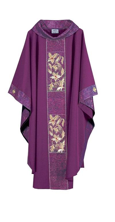 HB1 - Classic Hand Embroidered Chasuble - JMJ Catholic Products#variant