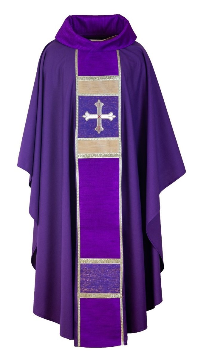 Holy Cross Chasuble & Stole Set - JMJ Catholic Productsvariant