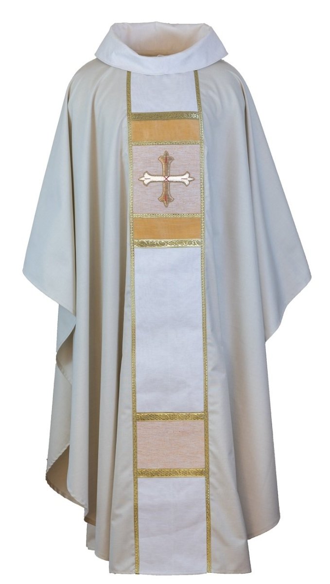 Holy Cross Chasuble & Stole Set - JMJ Catholic Productsvariant