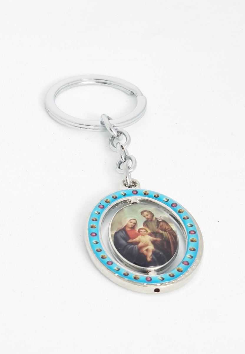 Holy Family key ring (free shipping) - JMJ Catholic Products#variant