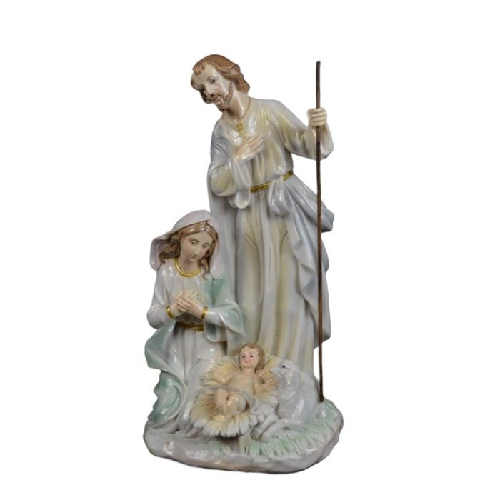 Holy Family Nativity Ceramic statue (31cm height) - JMJ Catholic Products#variant
