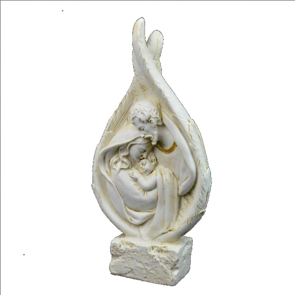 HOLY FAMILY POLY STATUE 17.5cm H - JMJ Catholic Products#variant