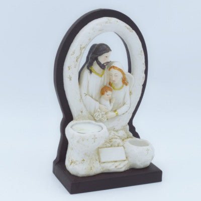 Holy Family Statue with tealight candle - JMJ Catholic Products#variant