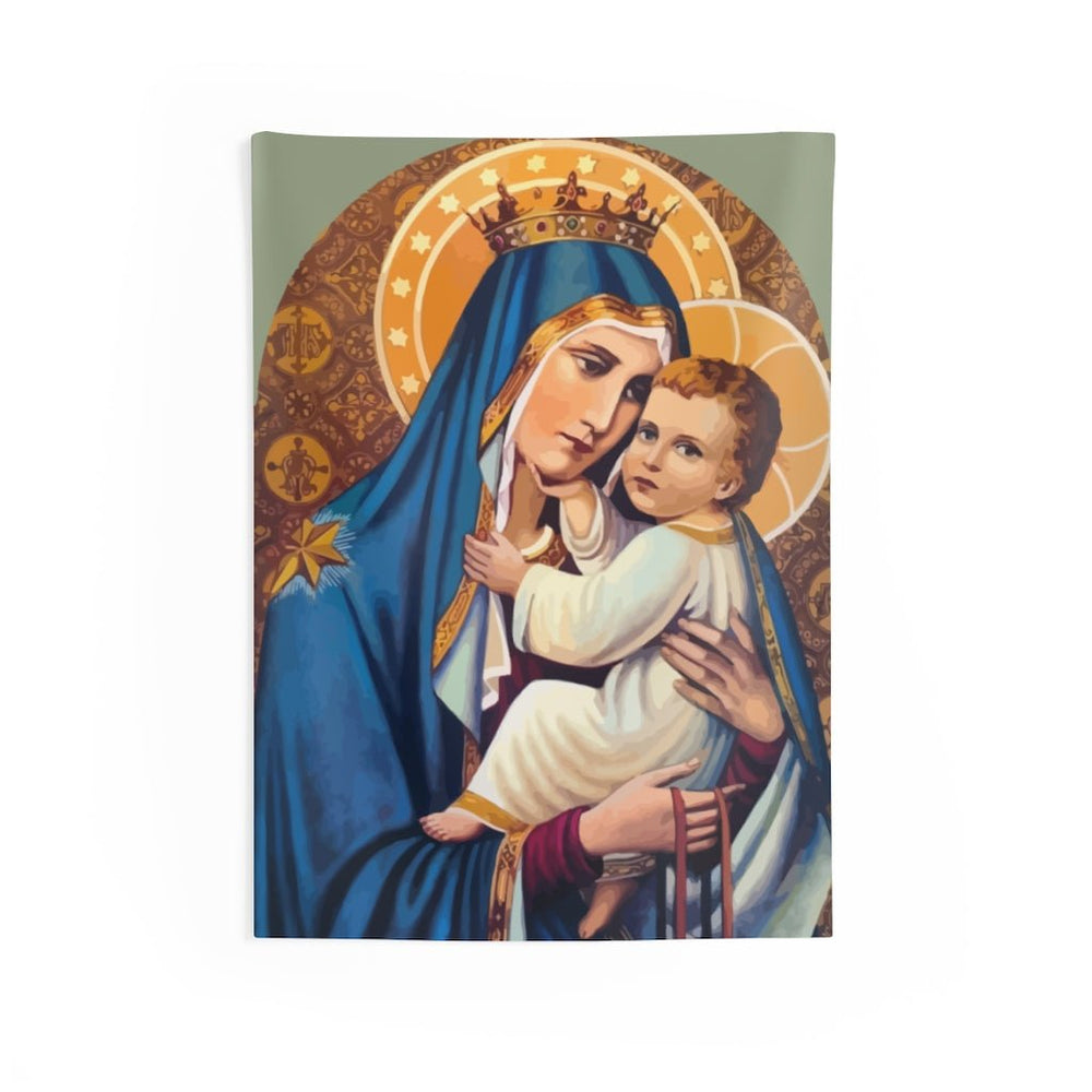 Indoor Wall Tapestry - Our Lady - JMJ Catholic Products#variant