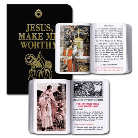 Jesus, Make Me Worthy (White or Black Cover) - JMJ Catholic Productsvariant