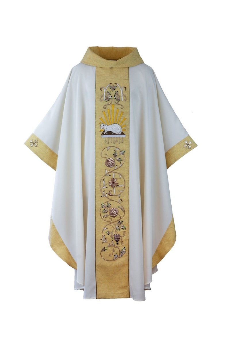 Lamb of God Chasuble — Hand Embroidered