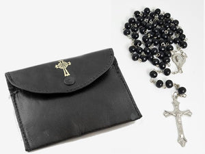 Leather Rosary & Coin Case — Soft Sheepskin (2 Colours) - image 5