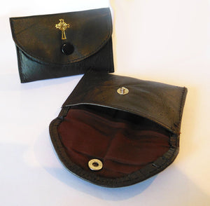 Leather Rosary & Coin Case — Soft Sheepskin (2 Colours) - image 4
