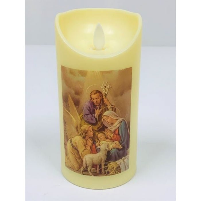 LED Plastic candle 15cm H - JMJ Catholic Products#variant