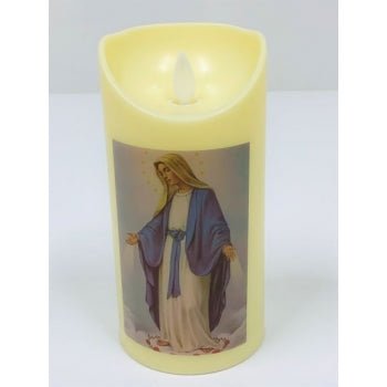 LED Plastic candle 15cm H - JMJ Catholic Products#variant