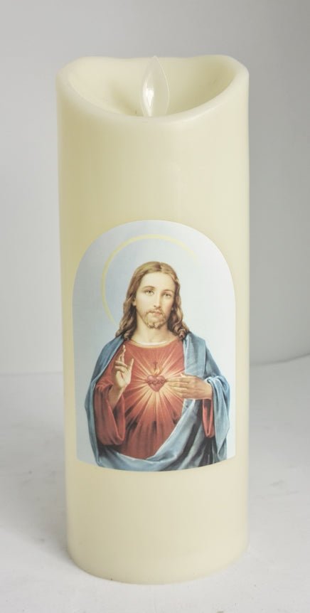 LED Plastic (swing flame) candle - JMJ Catholic Products#variant