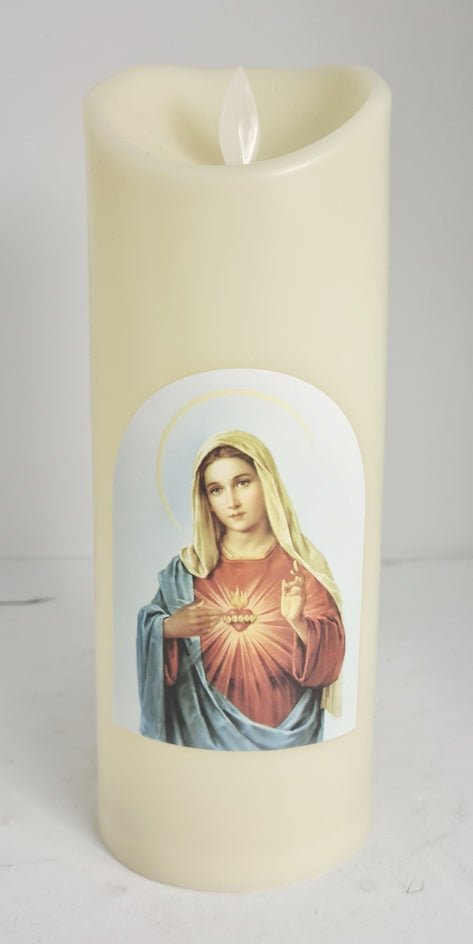 LED Plastic (swing flame) candle - JMJ Catholic Products#variant