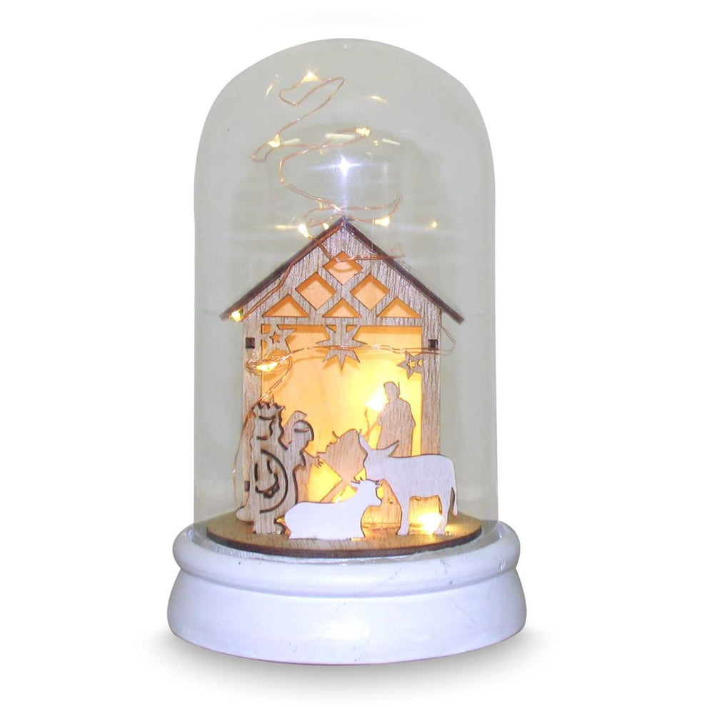 Nativity Dome Scene LED 20cm - JMJ Catholic Products#variant
