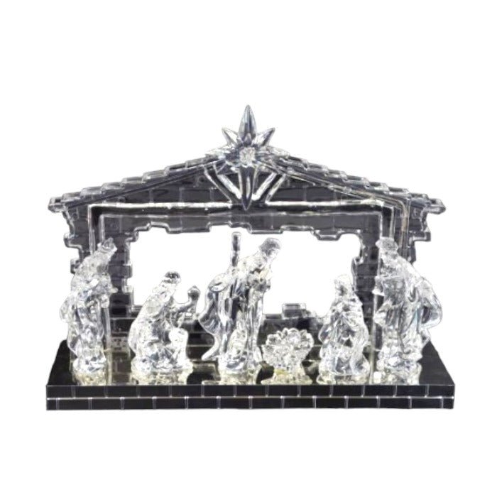 Nativity with light and music (30cm x 23cm) - JMJ Catholic Products#variant