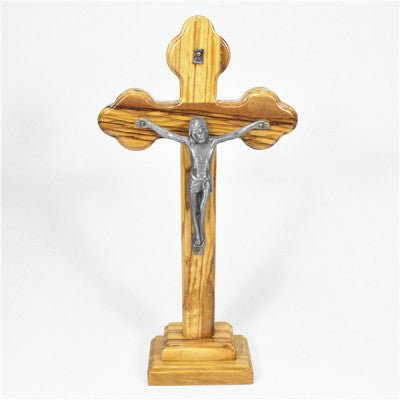 Natural wood crucifix (28.5cm/h) - JMJ Catholic Products#variant