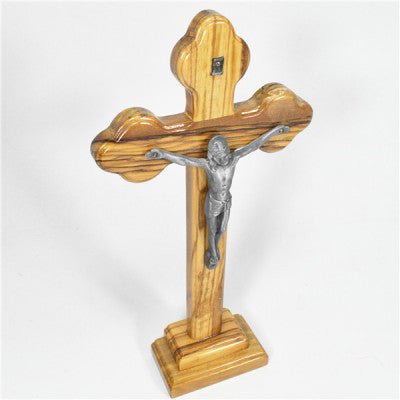 Natural wood crucifix (28.5cm/h) - JMJ Catholic Products#variant