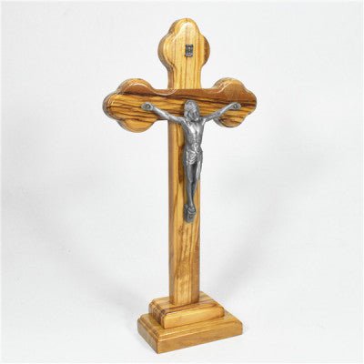 Natural wood crucifix (28.5cm/h) - JMJ Catholic Products#variant