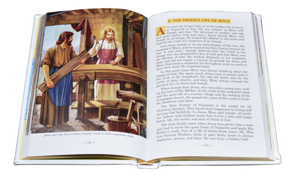 New Catholic Picture Bible (Gift Boxed - Burgundy) - JMJ Catholic Products#variant