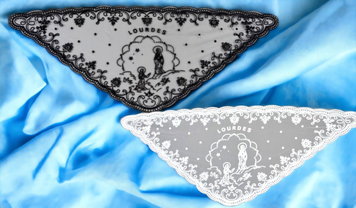 Our Lady of Lourdes - Mantilla (free shipping) - JMJ Catholic Products#variant
