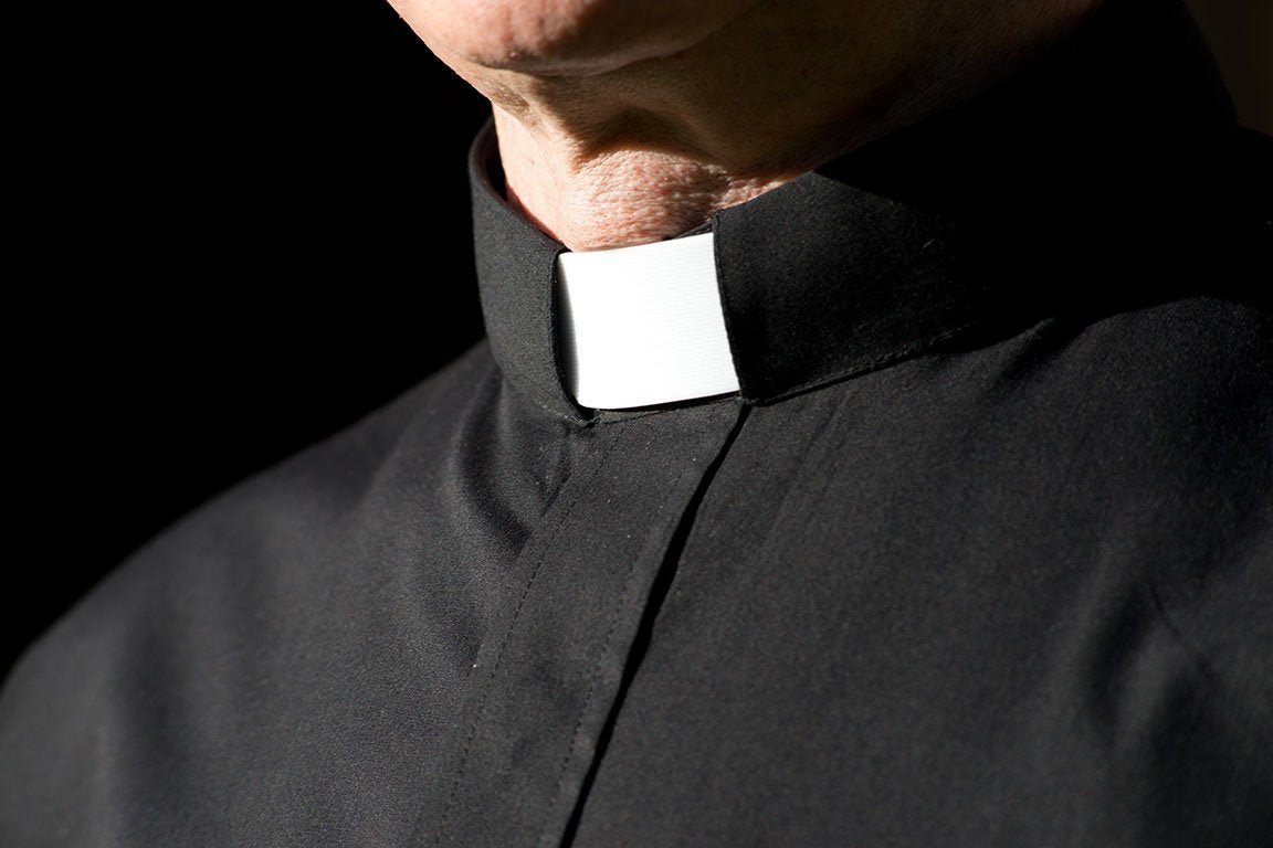 Panama Clergy Shirt — Short Sleeve, Tab Collar (70% Cotton) - JMJ Catholic Productsvariant