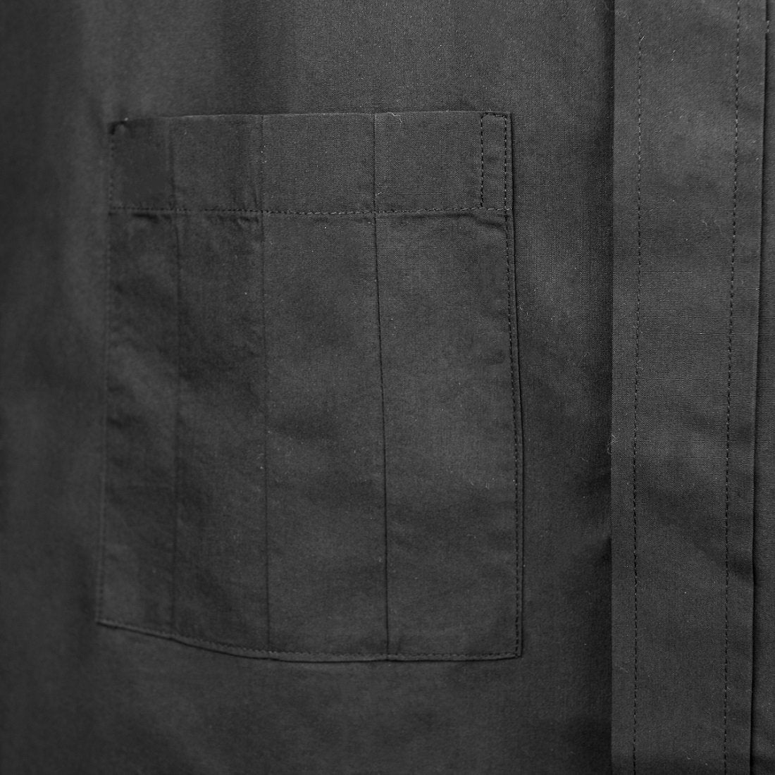 Panama Clergy Shirt — Short Sleeve, Tab Collar, Black (100% Cotton) - JMJ Catholic Productsvariant