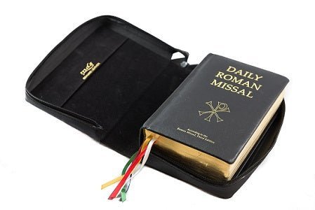Premium Genuine Leather Breviary Missal Cover – Classic Plain Design - JMJ Catholic Productsvariant