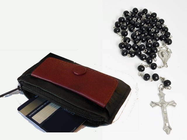 Genuine Leather Rosary Pouch – Outpouring Of Trust