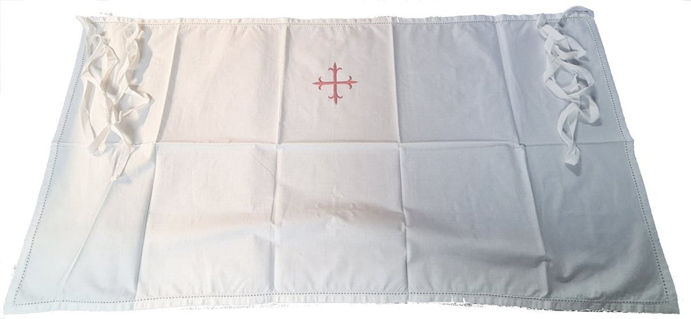 Rectangle wrap Amice with ties - JMJ Catholic Products#variant
