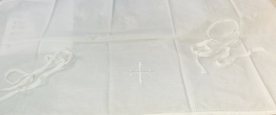 Rectangle wrap Amice with ties - JMJ Catholic Products#variant