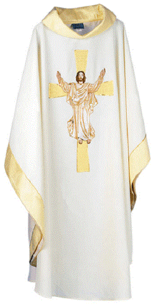 Risen Christ Chasuble Hand embroidered #RCC - JMJ Catholic Products#variant