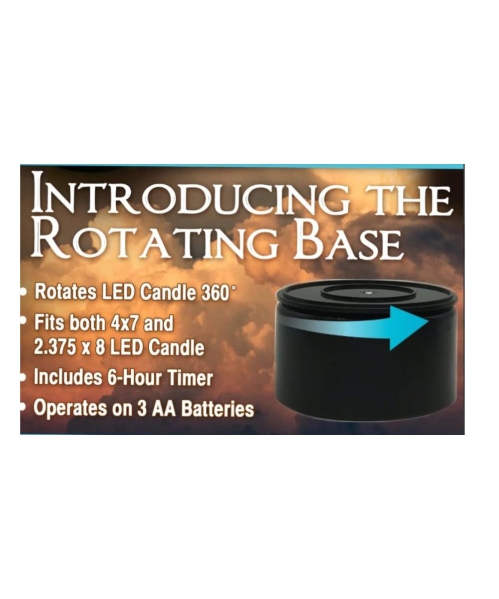 Rotating Base for LED Candles - JMJ Catholic Productsvariant
