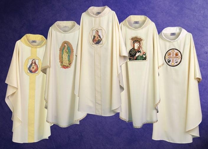 Saints Chasubles — Hand Embroidered - JMJ Catholic Productsvariant