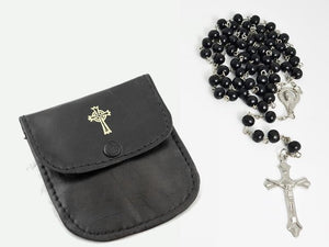 Semi-Oval Rosary & Coin Case — Soft Sheepskin Leather (2 Colours) - image 4