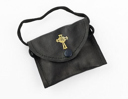 Small Rectangular Leather Burse/Pyx case (free delivery) - JMJ Catholic Products#variant