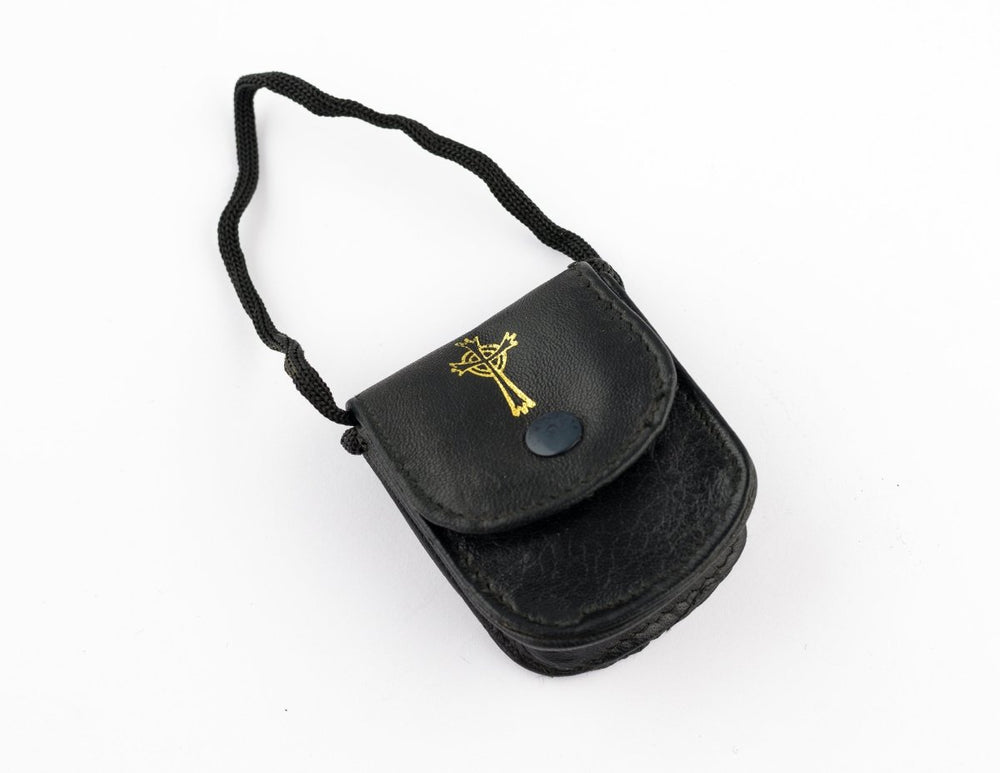 Small w. gusset Rectangular Leather Burse (Free delivery) - JMJ Catholic Products#variant