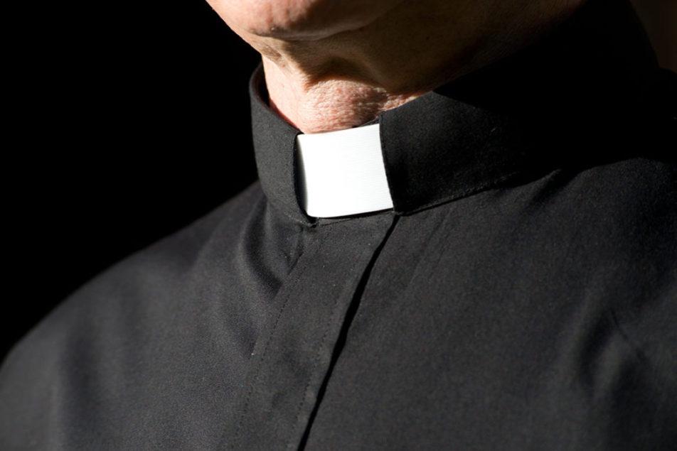 Traditional Black Clergy Shirt — Short Sleeve, Tab Collar (70% Cotton) - JMJ Catholic Productsvariant