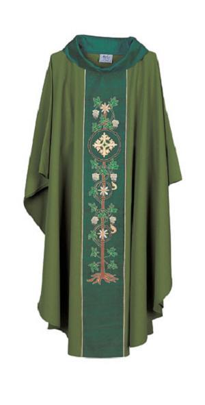 Tree of Life Chasuble — Hand Embroidered