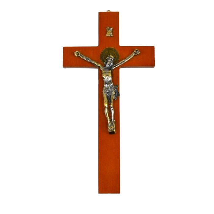 Wall hang Crucifix - Gold Corpus (30cm/h) - JMJ Catholic Products#variant